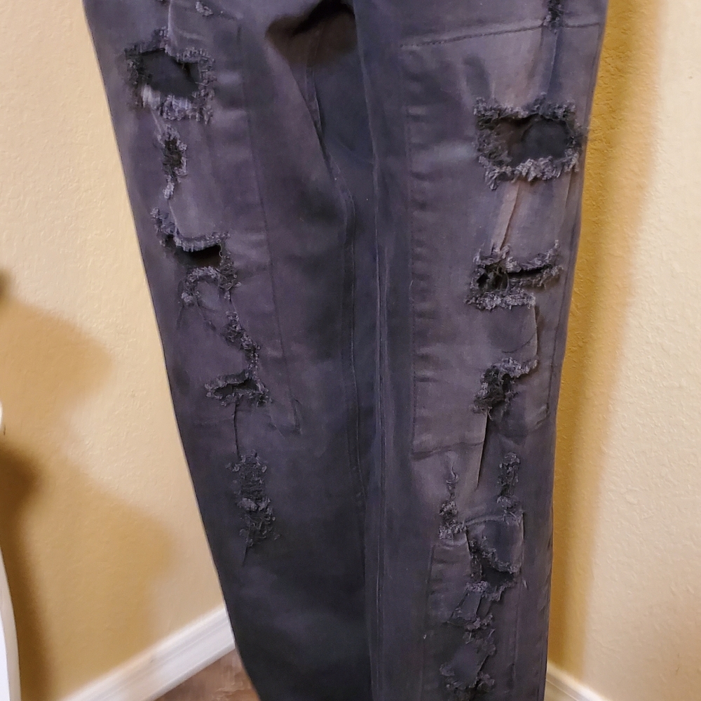 Indigo Thread Co. Factory Distressed Jeans - Picture 6 of 6
